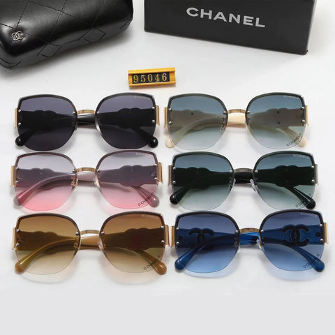 6-Color Fashion CC Temple Polarized Sunglasses