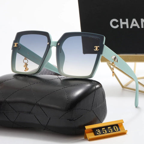 7-Color Fashion CC Temple Pendant Sunglasses Polarized Glasses