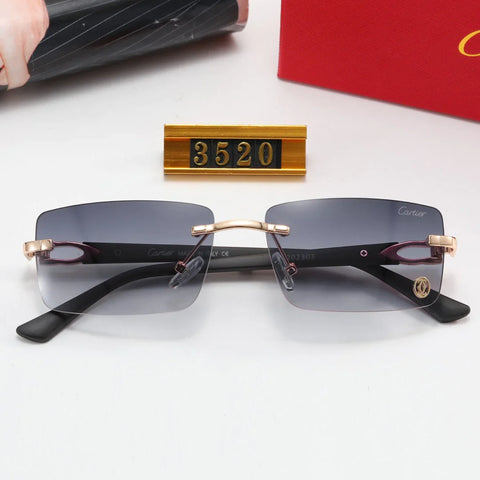 7-color fashion CAR letter polarized sunglasses