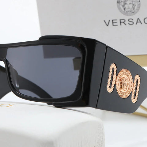 5-color fashion VE letter temple sunglasses polarized glasses