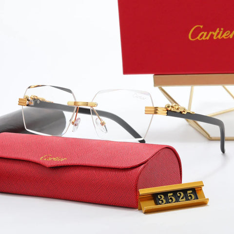 5-color fashionable CAR letter flat sunglasses