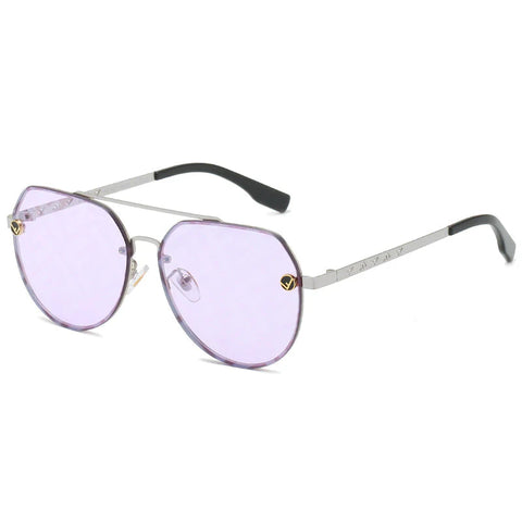 9-color fashionable FF letter toad sunglasses