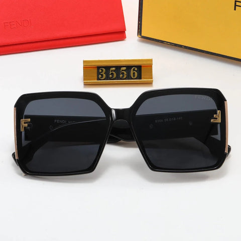 4-color fashion FF letter sunglasses polarizer