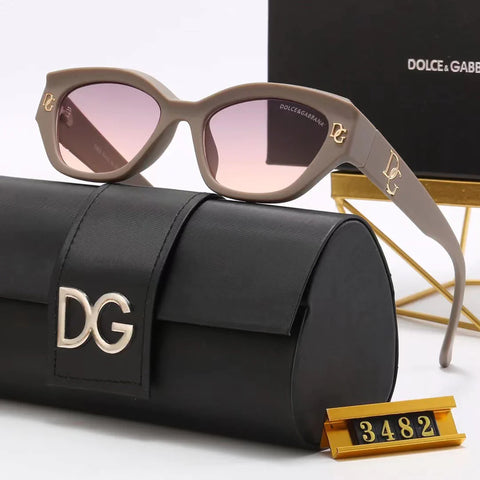 4-color fashion GD LOGO temple polarized sunglasses