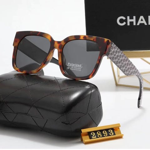 5-color fashion double C pattern printing sunglasses