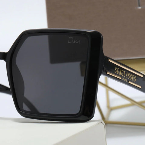 4 Colors Simple DI Letter Polarized Sunglasses