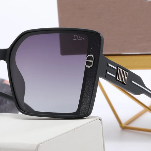 4 color fashion double pull letter polarized sunglasses