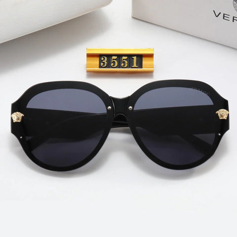 6-color fashion VE letter temple sunglasses polarized glasses