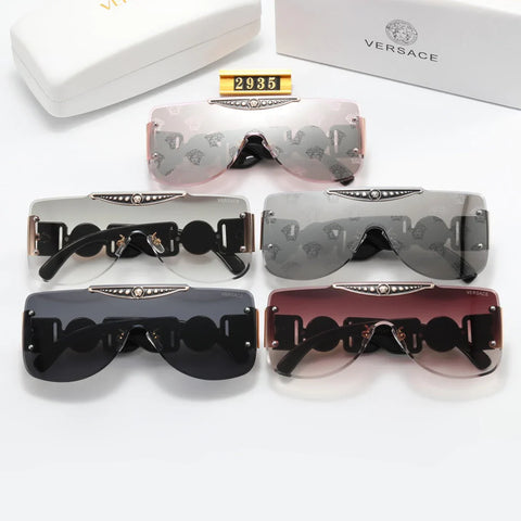 5 Colors Frameless Printing Goggles Polarized Sunglasses