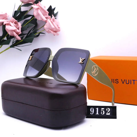 5 Colors Printed Round Letter Polarized Sunglasses