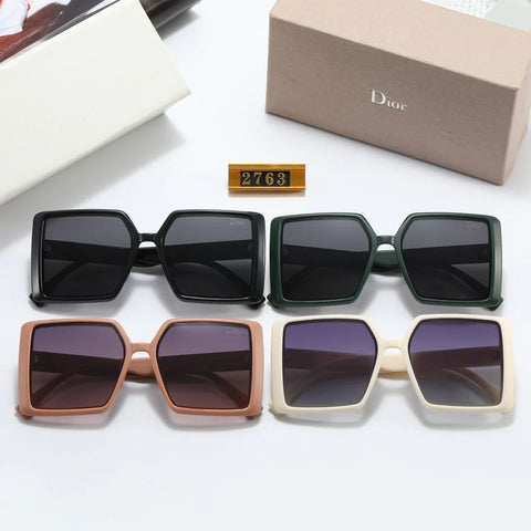 4 Colors Simple DI Letter Polarized Sunglasses