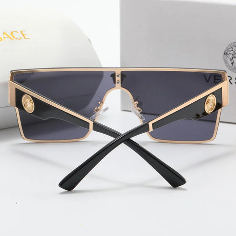 5 Color Fashion Square Inner Frame One-Piece Polarized Sunglasses