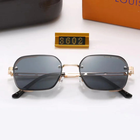 5-color fashion four-leaf clover letter hollow temple sunglasses