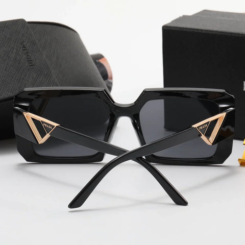 4 color Simple Hollow Triangular Letter Polarized Sunglasses