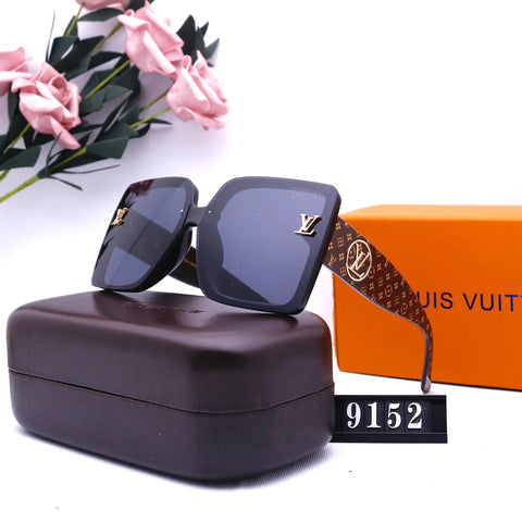 5 Colors Printed Round Letter Polarized Sunglasses