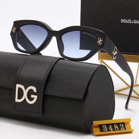 4-color fashion GD LOGO temple polarized sunglasses