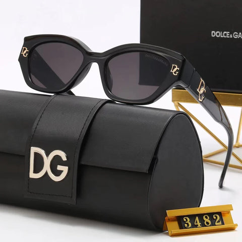 4-color fashion GD LOGO temple polarized sunglasses