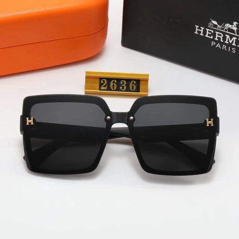 5-color fashion H printing letter polarized sunglasses