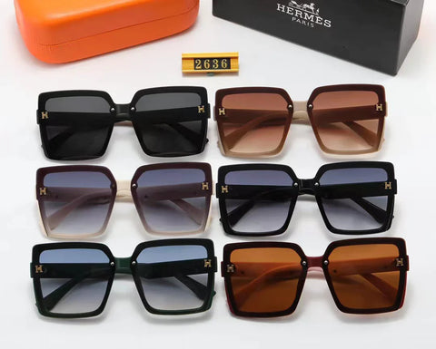 5-color fashion H printing letter polarized sunglasses