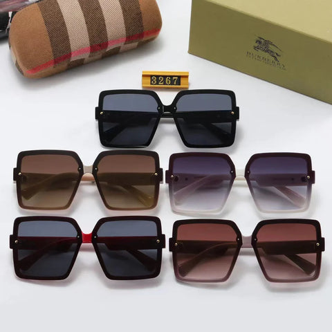 5-color stylish B-letter printing temple polarized sunglasses