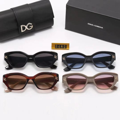 4-color fashion GD LOGO temple polarized sunglasses