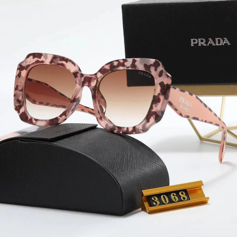 5-color fashion PA letter printing temple polarized sunglasses