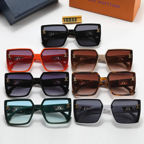 7 colors fashion square four-leaf clover polarized sunglasses