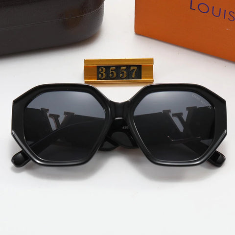 4-color fashion four-leaf clover LOGO sunglasses polarizer