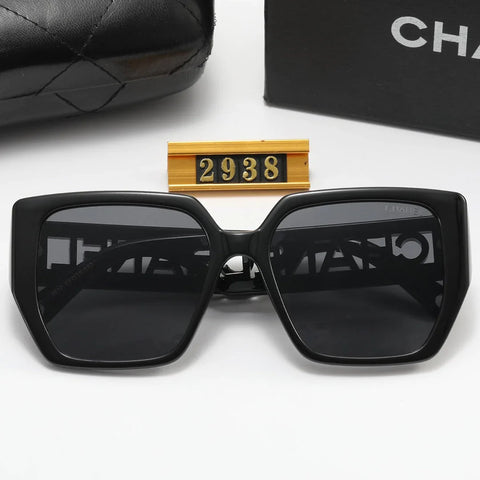 6 Colors Fashion Hollow Out Big Letter CH Polarized Sunglasses