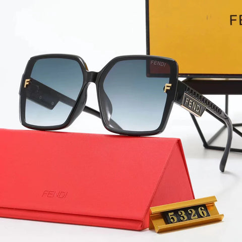 6-color fashion FFLOGO temple sunglasses polarized glasses