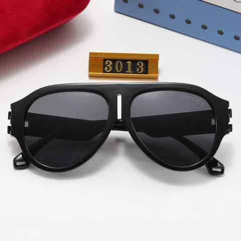 6 colors fashion oval two-tone polarized sunglasses