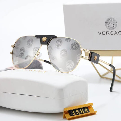 5-color fashion VE lion head temple sunglasses polarized glasses