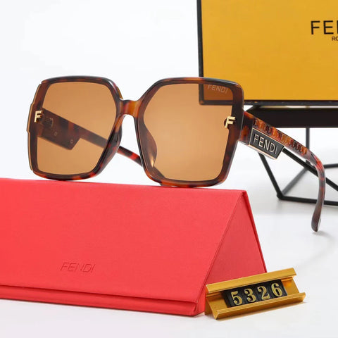 6-color fashion FFLOGO temple sunglasses polarized glasses