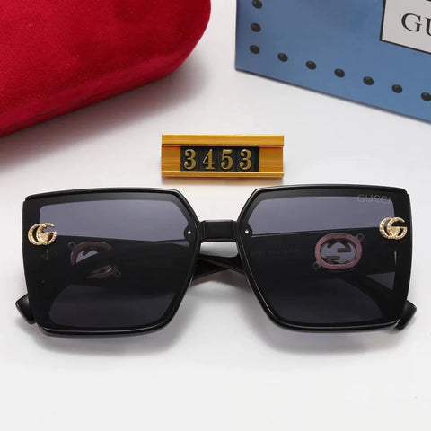 5-color fashion double G graffiti printing sunglasses