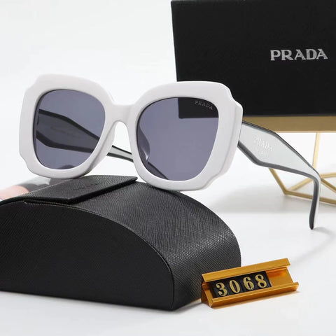 5-color fashion PA letter printing temple polarized sunglasses