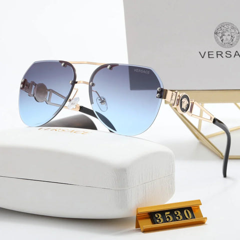 6-color stylish VE letter sunglasses