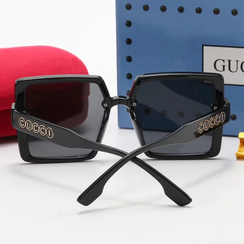 6-color fashion GG letter temple sunglasses polarized glasses