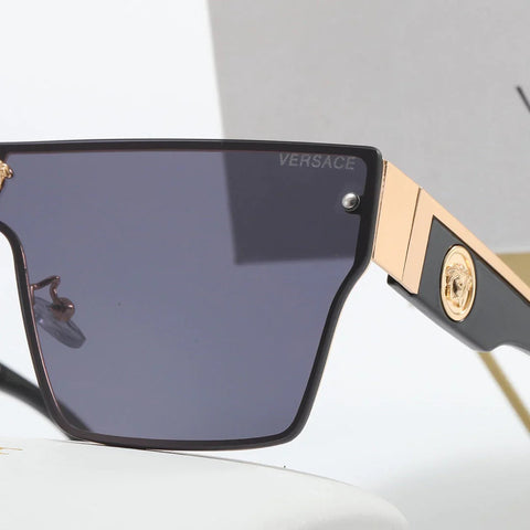 5 Color Fashion Square Inner Frame One-Piece Polarized Sunglasses