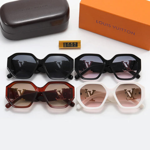 4-color fashion four-leaf clover LOGO sunglasses polarizer