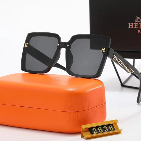 5-color fashion H printing letter polarized sunglasses