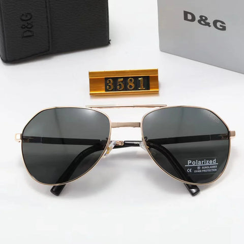 3-color fashion letter folding box sunglasses polarizer