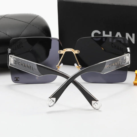 6-color fashionable CC transparent printing temple polarized sunglasses