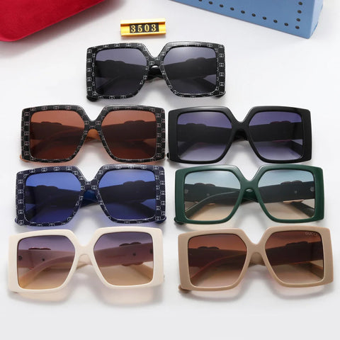 7 Colors Fashion Luxury Letter Print Sunglasses