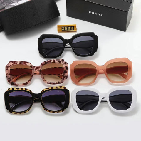 5-color fashion PA letter printing temple polarized sunglasses