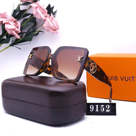 5 Colors Printed Round Letter Polarized Sunglasses