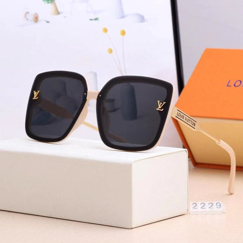 4 Colors Fashion Letter Print Frame Polarized Sunglasses